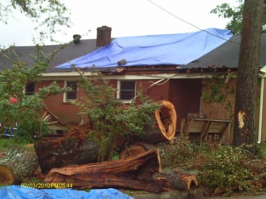 Damages to a neighbor's house