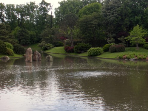Photo 5 - I love these huge rocks in the pond.