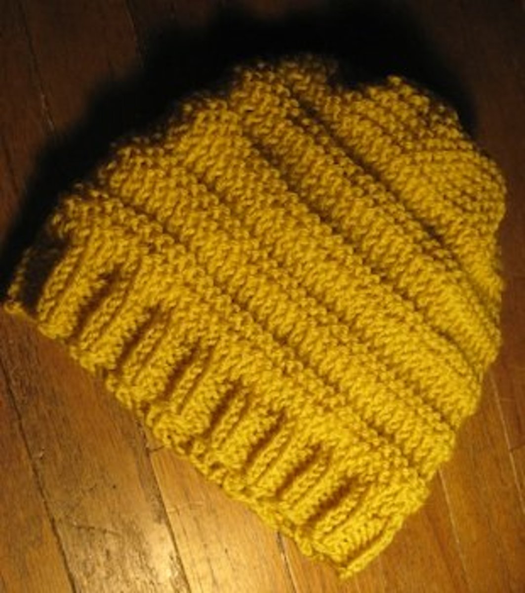 How to Easy Beginners Knit and Purl Hat Knitting Pattern ...