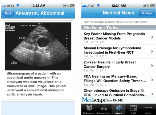 Medscape - one of the best iPhone medical app