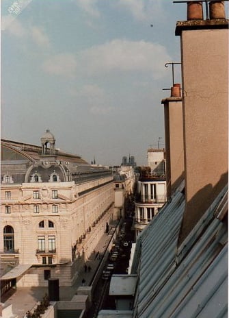 Looking toward Notre Dame Cathedral from my window