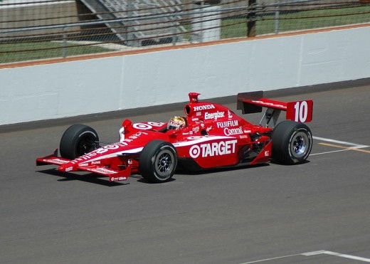 Car driven by Dan Wheldon in the Indy 500 in 2007.