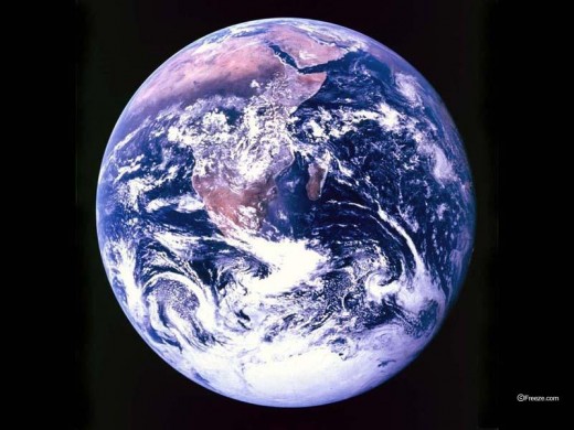 This shot of the earth has nothing to do with this Hub....or does it.  Anyway, what's a Hub without a picture or three?