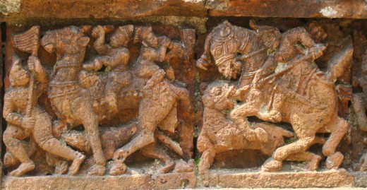 Terracotta of Raj Rajeswari temple 3