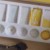 Painting Pallette with the Yellow Ocre paint mixed with a dash of water for the glaze!