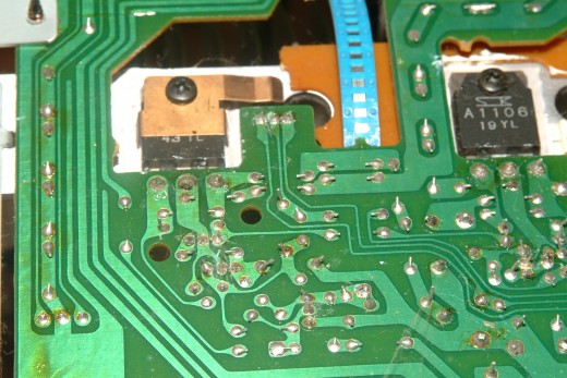 PC Board Paths with soldered joints
