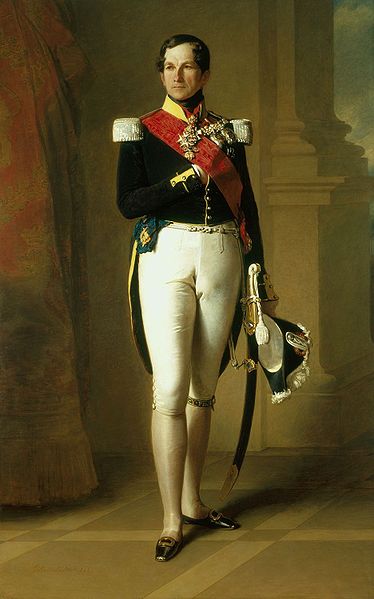 Portrait of Leopold I of Belgium (1790-1865)