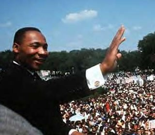 Example of an fairly advanced human being, Martin Luther King Jr., a leader with a vision for a better world.
