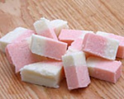 How to make pink (and any other color of fudge candy) Super easy!