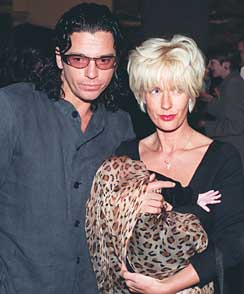 Paula Yates with Michael Hutchence