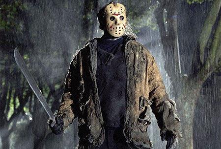 Jason with machete in hand