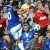 Mikel Arteta takes a free kick against Manchester United Mikel Arteta takes a free kick against Manchester United
