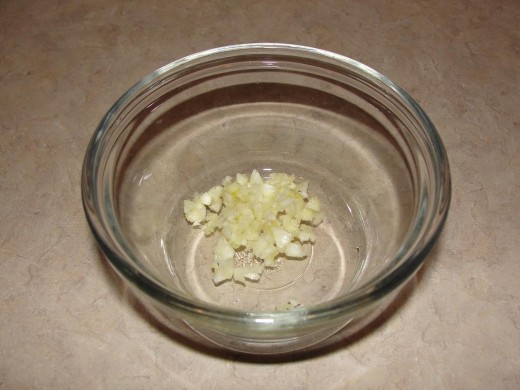 the garlic minced