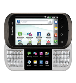 LG Doubleplay, a relative of LG Optimus, with a secondary screen between the two halves of the keyboard for task switching