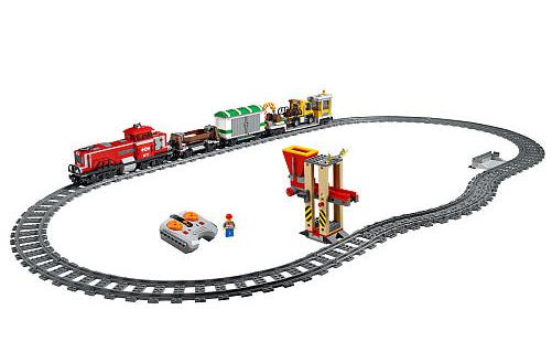 Lego City Red Cargo Train 3677