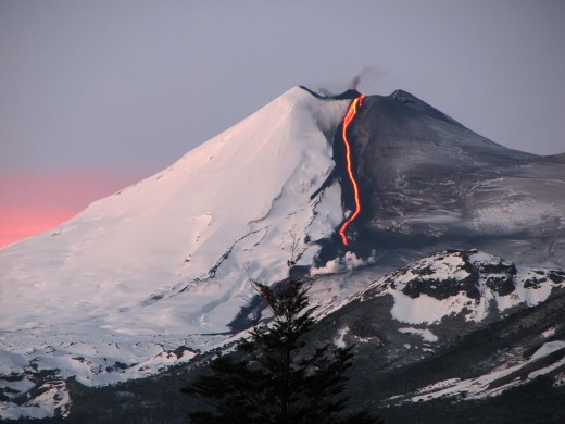 Llaima Volcano in Chile