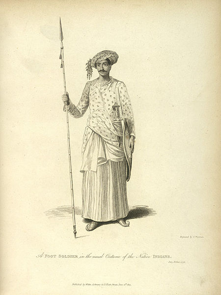 A Maratha Soldier of early 19th century