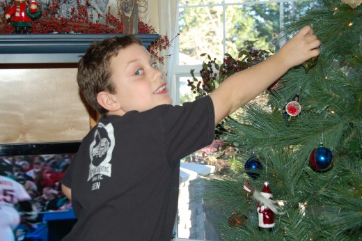 Decorating the tree