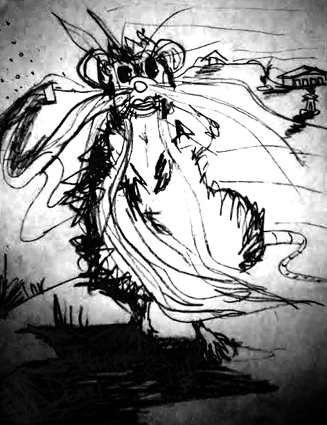 Rattus Rattus interloping with disillusioned Viagra laden suburbanite