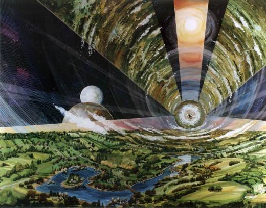 Nasa Space Colony artist impression
