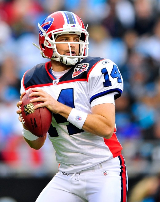 Ryan Fitzpatrick leads the Bills into the ladder half of the season with a 5-2 record.