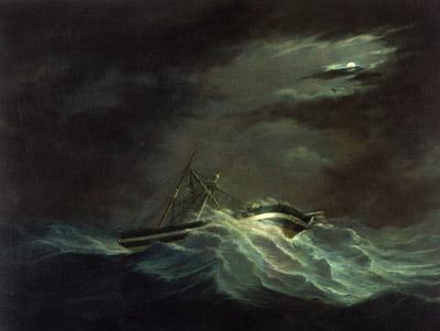 Sir Henry Pottinger in a cyclone ~Joseph Heard  between 1848 and 1859