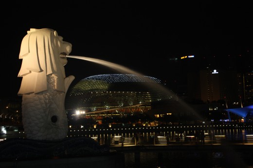 The Merlion in Singapore