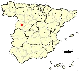 Salamanca is located in western Spain about 200 km from Madrid, the capital city.  It is in the region of Castilla and Leon.