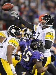 The Steeler/Raven rivalry is one of the most physical games you will ever see. These tow teams play hard every snap.
