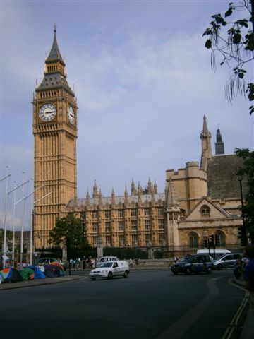 The clock tower of the Palace of the Westminster Abbey aka Big Ben, is one of Londons most famous landmarks.