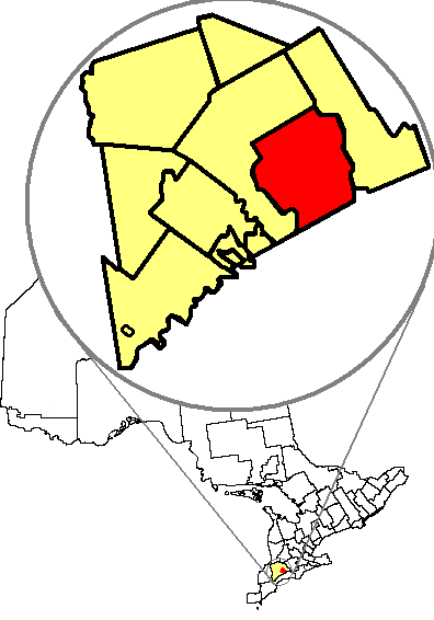 Map location of London, Ontario 