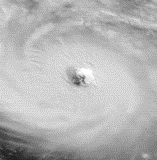 Camille's eye wall was incredibly well-defined, despite how compact it was.