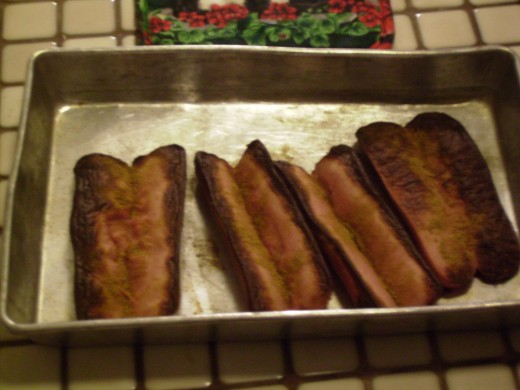 A few minutes of broiling and your currywurst is ready A few minutes of broiling and your currywurst is ready