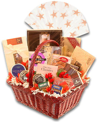 It's easy to personalize a gift basket