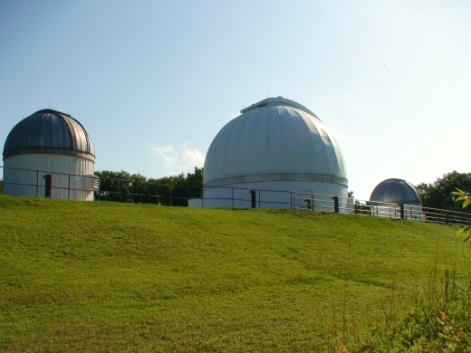The George Observatory, in Southeast Texas, houses 3 research telescopes. 