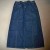 The livin' is easy in an uncomplicated denim skirt that fits at the hip. The livin' is easy in an uncomplicated denim skirt that fits at the hip.