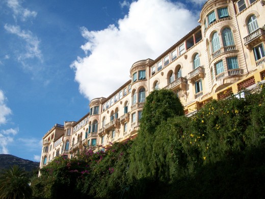 The former Riviera Palace hotel, Beausoleil