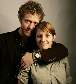 Glen Hansard and partner Marketa Irglova. Also known as "Swell Season"