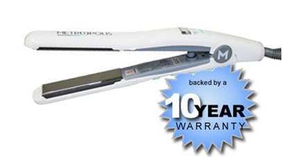 Metropolis Flat Iron comes with a 10 year warranty