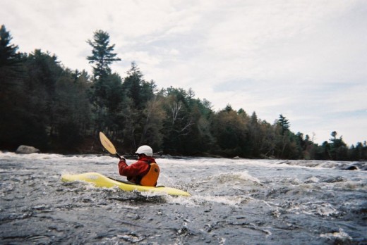 Picture of me, taken by Spike. White water kayaking, 2011. (c)2011 May. 