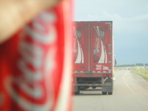 Coca-Cola Truck and Drink. ©2011 Sarah Haworth.