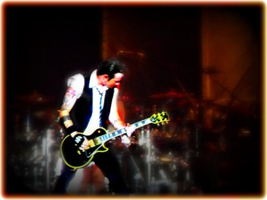 Three Days Grace concert, some color manipulating got this final product. ©Sarah Haworth 2010-2011.