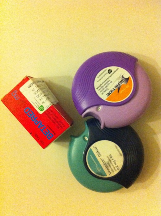Inhalators and medication for astma!