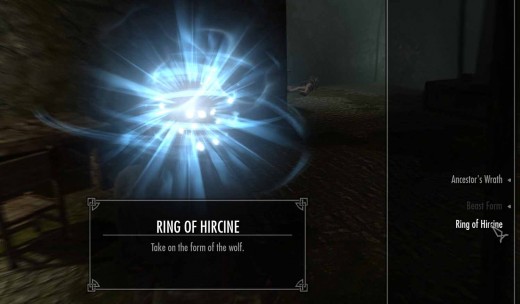 Skyrim Ring of Hircine - Becoming a werewolf anytime many times a day
