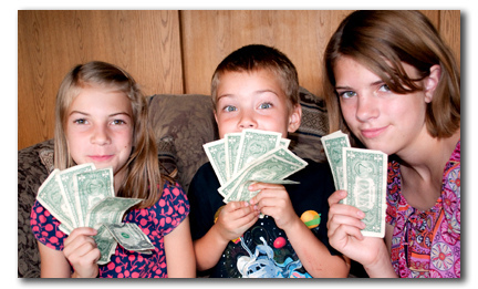 Kids need to learn how to handle money from an early age.