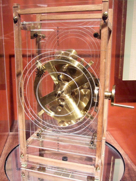 Re-constructed Antikythera Mechanism
