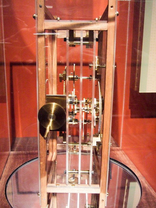 Side View of Re-constructed Antikythera Mechanism