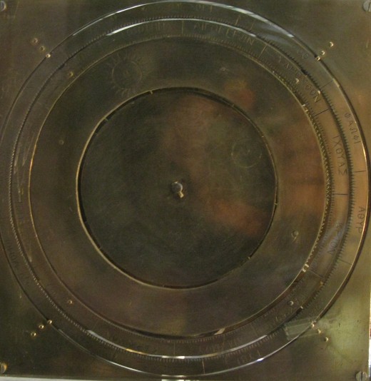 Close-Up View of Re-Constructed Antikythera Mechanism