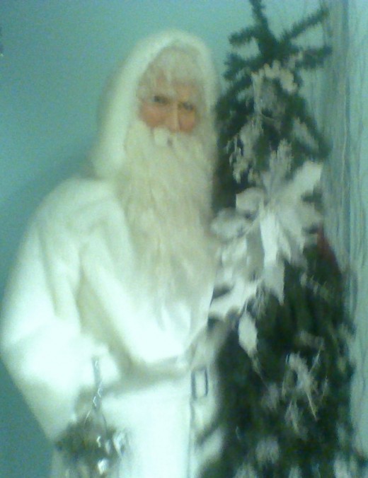 A very white Father Christmas