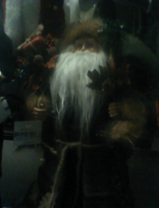 Father Christmas of children, with a sack full of toys